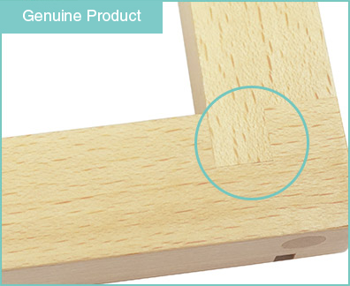 【Genuine Product】The wood was tightly assembled and not held together with staples.